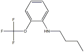 N-butyl-2-(trifluoromethoxy)aniline Structure