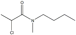 N-butyl-2-chloro-N-methylpropanamide Struktur