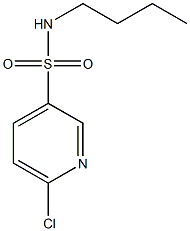 N-butyl-6-chloropyridine-3-sulfonamide,,结构式