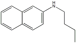 ブチル2-ナフチルアミン 化学構造式