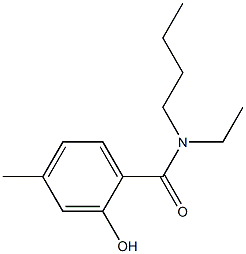 N-butyl-N-ethyl-2-hydroxy-4-methylbenzamide Structure