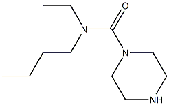 N-butyl-N-ethylpiperazine-1-carboxamide Structure