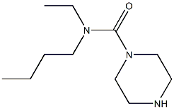 N-butyl-N-ethylpiperazine-1-carboxamide 结构式