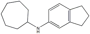 N-cycloheptyl-2,3-dihydro-1H-inden-5-amine,,结构式
