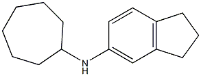 N-cycloheptyl-2,3-dihydro-1H-inden-5-amine|