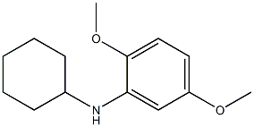 N-cyclohexyl-2,5-dimethoxyaniline Structure