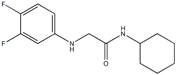 N-cyclohexyl-2-[(3,4-difluorophenyl)amino]acetamide