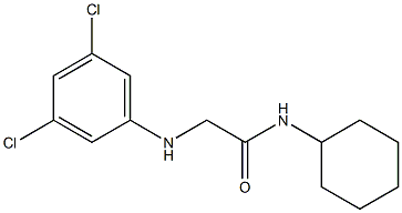  N-cyclohexyl-2-[(3,5-dichlorophenyl)amino]acetamide