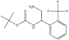 tert-butyl N-{2-amino-1-[2-(trifluoromethyl)phenyl]ethyl}carbamate