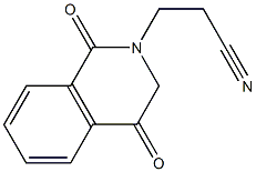 3-(1,4-Dioxo-3,4-dihydro-1H-isoquinolin-2-yl)-propionitrile,,结构式