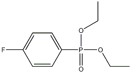 DIETHYL 4-FLUOROPHENYLPHOSPHONATE Structure