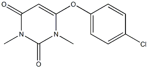 6-(4-chlorophenoxy)-1,3-dimethyl-2,4(1H,3H)-pyrimidinedione