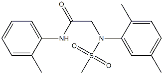 2-[2,5-dimethyl(methylsulfonyl)anilino]-N-(2-methylphenyl)acetamide|