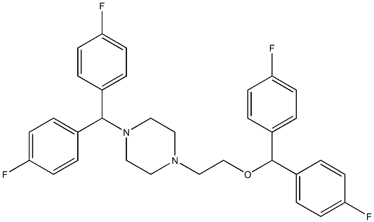 bis(4-fluorophenyl)methyl 2-{4-[bis(4-fluorophenyl)methyl]-1-piperazinyl}ethyl ether|