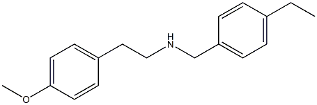 N-(4-ethylbenzyl)-2-(4-methoxyphenyl)ethanamine Structure