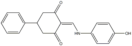 2-[(4-hydroxyanilino)methylene]-5-phenylcyclohexane-1,3-dione