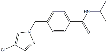 4-[(4-chloro-1H-pyrazol-1-yl)methyl]-N-isopropylbenzamide