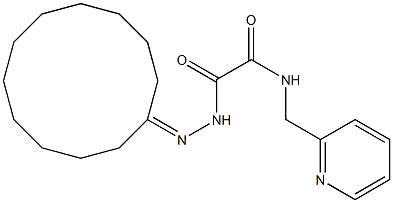 2-(2-cyclododecylidenehydrazino)-2-oxo-N-(2-pyridinylmethyl)acetamide