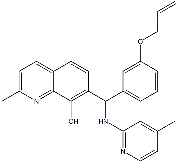 7-{[3-(allyloxy)phenyl][(4-methyl-2-pyridinyl)amino]methyl}-2-methyl-8-quinolinol