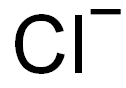 Chloride,  certified  anion  standard  solution Structure