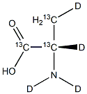 L-丙氨酸-13C3, D4,1217450-97-9,结构式