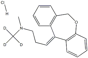 Doxepin-d3 HCl 化学構造式