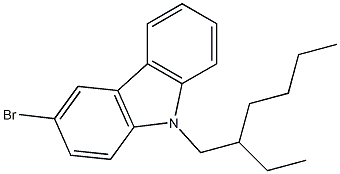 9-(2'-乙基己基)-3-溴咔唑