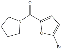 (5-bromo-2-furyl)(1-pyrrolidinyl)methanone Structure