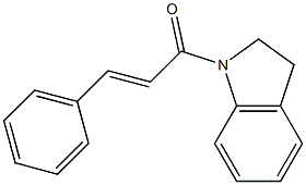 (E)-1-(2,3-dihydro-1H-indol-1-yl)-3-phenyl-2-propen-1-one|
