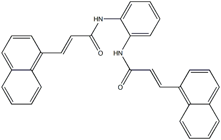 (E)-3-(1-naphthyl)-N-(2-{[(E)-3-(1-naphthyl)-2-propenoyl]amino}phenyl)-2-propenamide