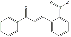 (E)-3-(2-nitrophenyl)-1-phenyl-2-propen-1-one Struktur