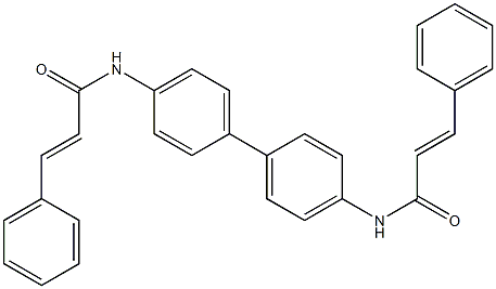 (E)-3-phenyl-N-(4'-{[(E)-3-phenyl-2-propenoyl]amino}[1,1'-biphenyl]-4-yl)-2-propenamide