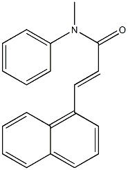 (E)-N-methyl-3-(1-naphthyl)-N-phenyl-2-propenamide|