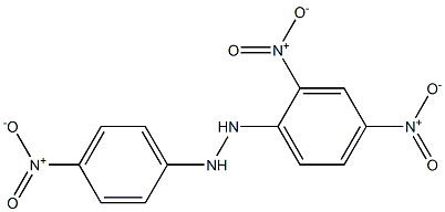 1-(2,4-dinitrophenyl)-2-(4-nitrophenyl)hydrazine 结构式