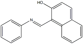 1-[(phenylimino)methyl]-2-naphthol Struktur