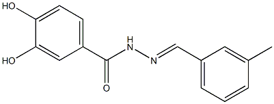 3,4-dihydroxy-N'-[(E)-(3-methylphenyl)methylidene]benzohydrazide|