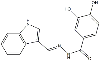 3,4-dihydroxy-N'-[(E)-1H-indol-3-ylmethylidene]benzohydrazide