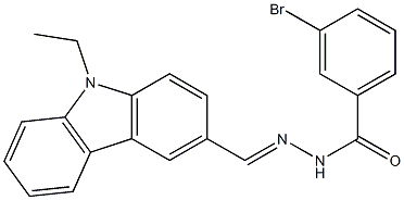 3-bromo-N'-[(E)-(9-ethyl-9H-carbazol-3-yl)methylidene]benzohydrazide