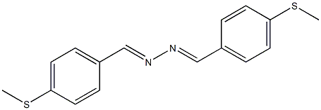 4-(methylsulfanyl)benzaldehyde N-{(E)-[4-(methylsulfanyl)phenyl]methylidene}hydrazone