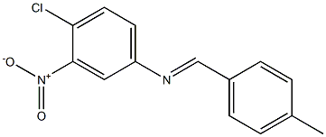 N-(4-chloro-3-nitrophenyl)-N-[(E)-(4-methylphenyl)methylidene]amine|