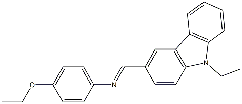 N-(4-ethoxyphenyl)-N-[(E)-(9-ethyl-9H-carbazol-3-yl)methylidene]amine