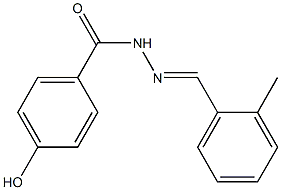  4-hydroxy-N'-[(E)-(2-methylphenyl)methylidene]benzohydrazide