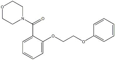  4-morpholinyl[2-(2-phenoxyethoxy)phenyl]methanone