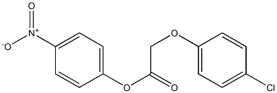 4-nitrophenyl 2-(4-chlorophenoxy)acetate Structure