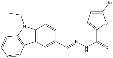 5-bromo-N'-[(E)-(9-ethyl-9H-carbazol-3-yl)methylidene]-2-furohydrazide