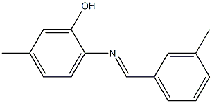 5-methyl-2-{[(E)-(3-methylphenyl)methylidene]amino}phenol