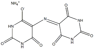 ammonium 2,6-dioxo-5-{[2,4,6-trioxotetrahydro-5(2H)-pyrimidinylidene]amino}-1,2,3,6-tetrahydro-4-pyrimidinolate|