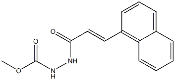 methyl 2-[(E)-3-(1-naphthyl)-2-propenoyl]-1-hydrazinecarboxylate|