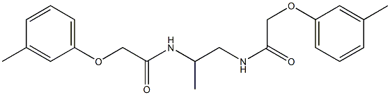 N-(1-methyl-2-{[2-(3-methylphenoxy)acetyl]amino}ethyl)-2-(3-methylphenoxy)acetamide