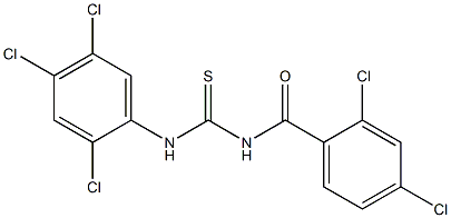 N-(2,4-dichlorobenzoyl)-N'-(2,4,5-trichlorophenyl)thiourea